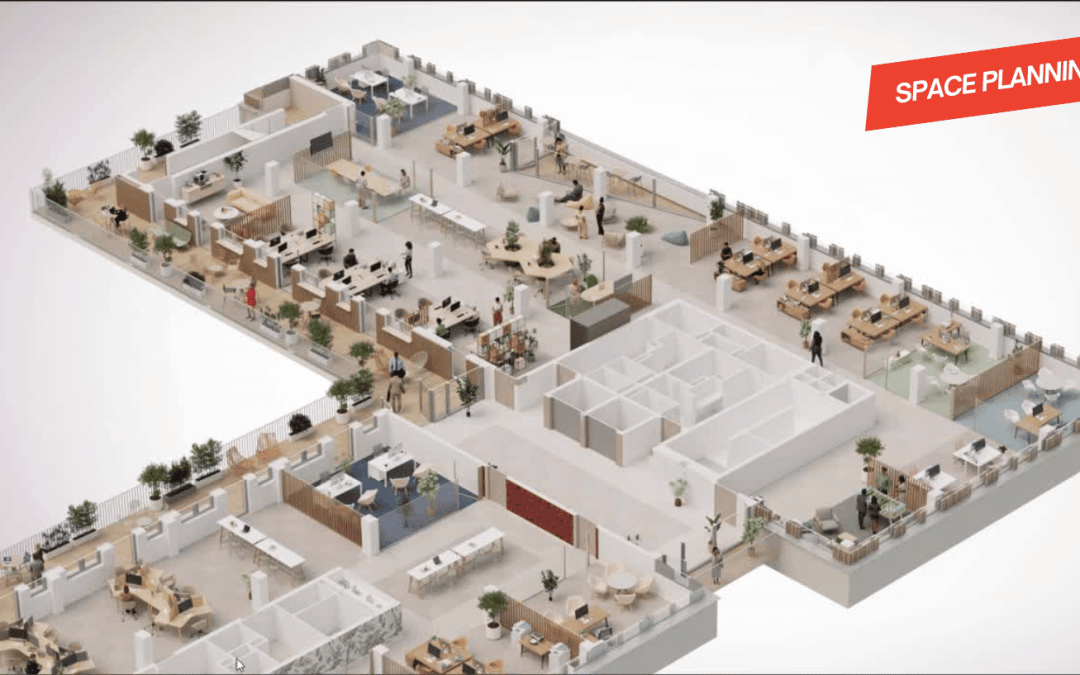 Space planning 3D : une nouvelle façon de se projeter dans les bureaux de demain